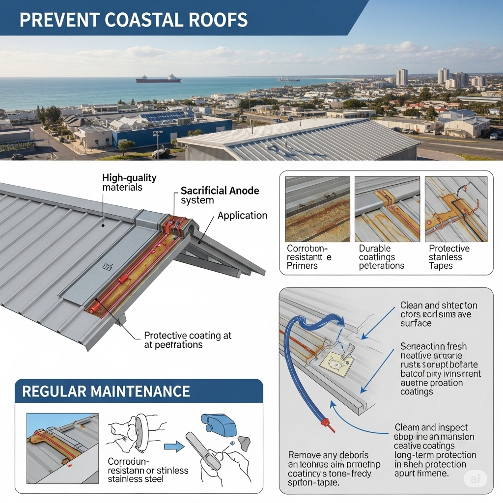 How to Prevent Corrosion and Rust on a Coastal Metal Roof